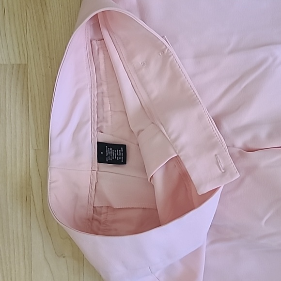 Women Pink Blush Dress Pants Straight Leg Mid Rise Size 10 - Picture 5 of 8